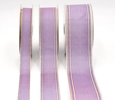 Елегантна фіолетова плетена стрічка_AI